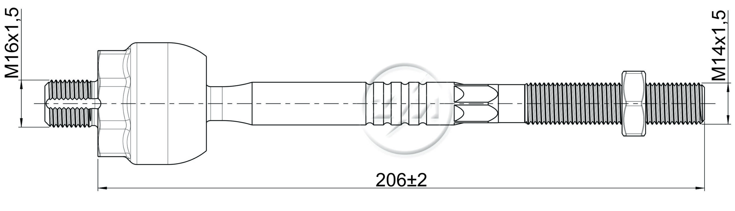 ARTICULACION DE DIRECCION RENAULT DUSTER